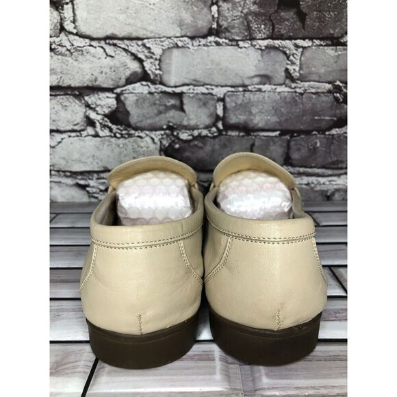 Caporicci Ivory Leather Casual Penny Loafers Driving Shoes Men’s Sz 42EU/9M US - Picture 4 of 16